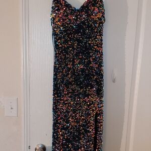 Dazzling Sequin Prom Dress